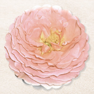 Pastel Roze Rose Onderzetter