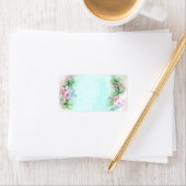 Pastel Roze Rozen Labels (Insitu)