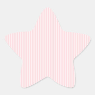 Pastel roze Snoepjes strepen. Ster Sticker