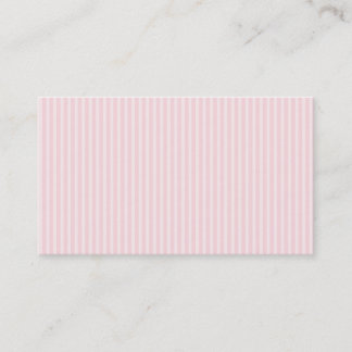 Pastel roze Snoepjes strepen. Visitekaartje