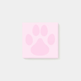 Pastel Roze spoel Dierbedekking 3x3 Post-it® Notes
