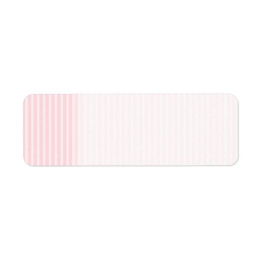 Pastel roze stripes. etiket (Voorkant)