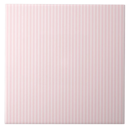 Pastel roze stripes. tegeltje (Voorkant)