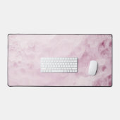 Pastel Roze Swirl Abstract Bureaumat (Keyboard & Muis)