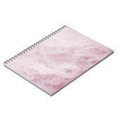 Pastel Roze Swirl Abstract Notitieboek (Linkerzijde)