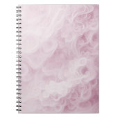 Pastel Roze Swirl Abstract Notitieboek (Voorkant)