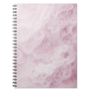 Pastel Roze Swirl Abstract Notitieboek