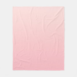 Pastel roze verloop achtergrond fleece deken