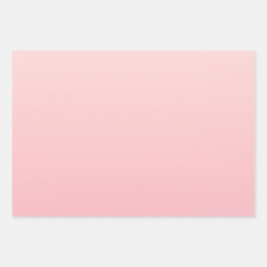 Pastel roze verloop achtergrond inpakpapier vel (Voorkant 3)