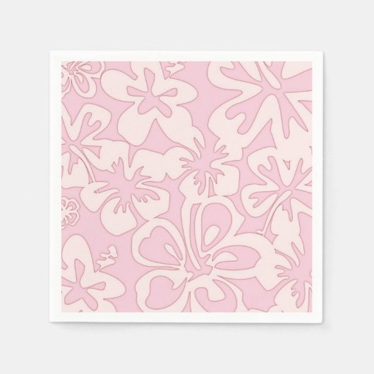 Pastel Roze Vloerkunst Servet (Voorkant)