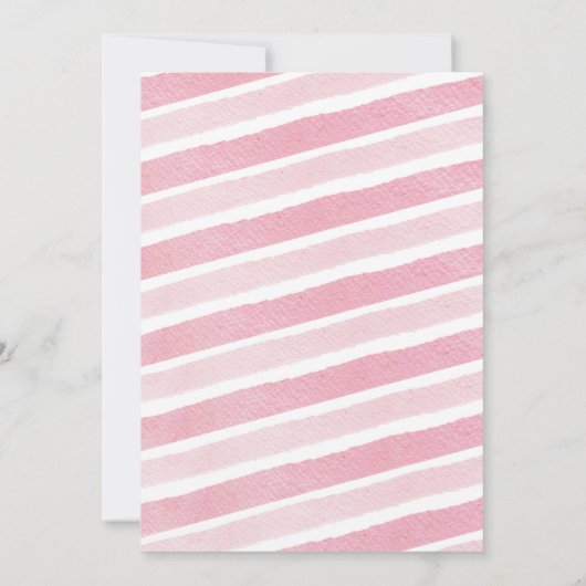 Pastel roze we schreeuwen vier ijsjes 4e verjaarda kaart (Achterkant)