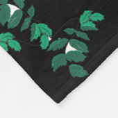 Pastel roze Wilde Roos Fleece Deken (Hoek)