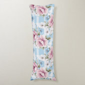  PASTEL ROZE WIT BLAUWE WATERVERF LICHAAMSKUSSEN (Voorkant Verticaal)