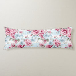  PASTEL ROZE WIT BLAUWE WATERVERF LICHAAMSKUSSEN