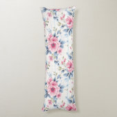  PASTEL ROZE WIT BLAUWE WATERVERF LICHAAMSKUSSEN (Achterkant (Verticaal))