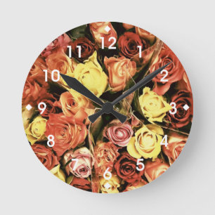 Pastel-Rozen Ronde Klok