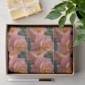 Pastel-Rozen Tissuepapier (Geschenk)