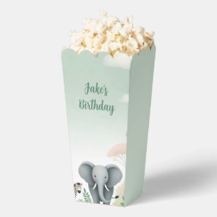 Pastel Safari Jungle Popcorn Ballotins