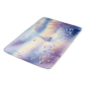 Pastel Sailboat Coastal Dreamscape Badmat (Gekanteld)
