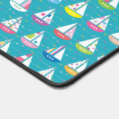 Pastel Sailboat Pattern Bureaumat (Hoek)