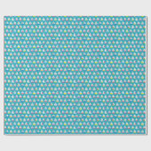 Pastel Sailboat Pattern Cadeaupapier (Vlak)