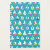 Pastel Sailboat Pattern Planner (Voorkant)