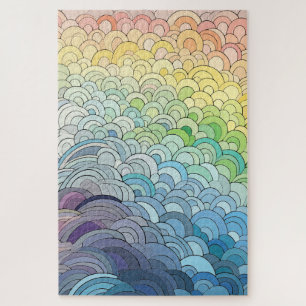 Pastel sans fin Rainbow Jigsaw Puzzle
