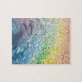 Pastel sans fin Rainbow Jigsaw Puzzle (Horizontal)