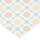 Pastel Scandi Flowers - Mid mod - Blue and Orange Tafelkleed (Gekanteld)
