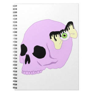 Pastel Schedel Notitieboek