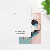 Pastel schedel oorbel display Kaart (Bureau)