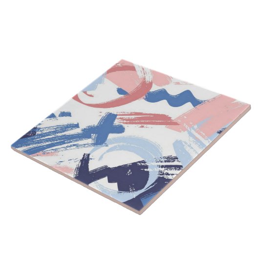 Pastel Scribble Tegeltje (Zijkant)