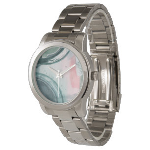 Pastel Scribe - Waterverf Horloge