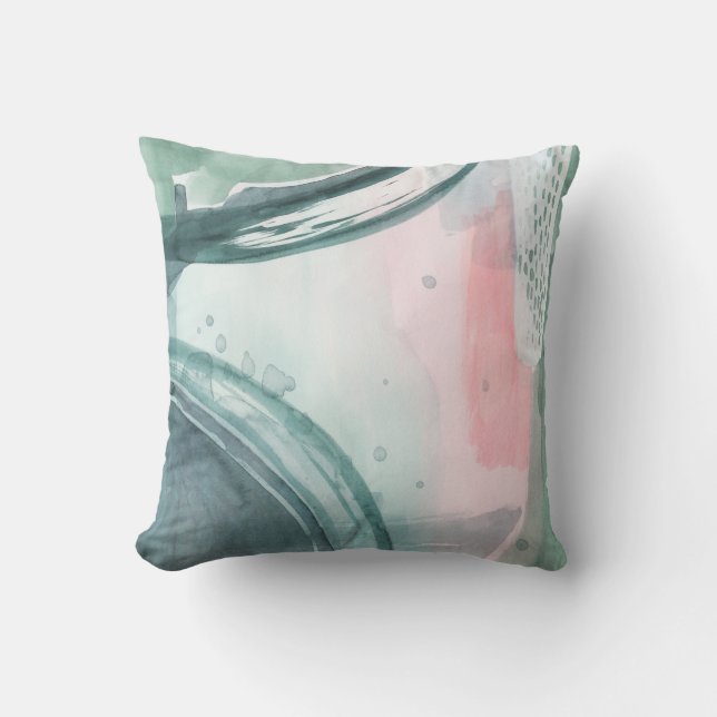 Pastel Scribe - Waterverf Kussen (Voorkant)