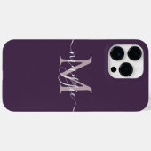 Pastel Script Monogram Hoesje Case-Mate iPhone 14 (Achterkant (horizontaal))