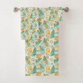 Pastel Sea Shells Bath Towel Set Bad Handdoek (Insitu)