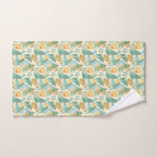 Pastel Sea Shells Bath Towel Set Bad Handdoek (Handdoek)