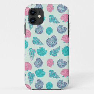 Pastel Seashell Pattern 1 iPhone 11 Hoesje