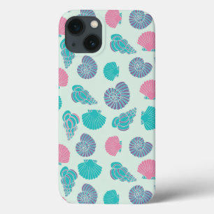 Pastel Seashell Pattern 1 iPhone 13 Hoesje