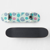 Pastel Seashell Pattern 1 Skateboard (Horizontaal)