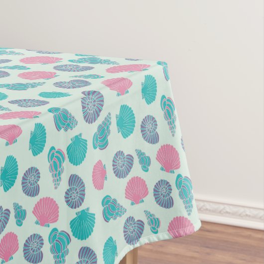 Pastel Seashell Pattern 1 Tafelkleed (Voorbeeld)