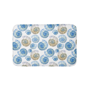 Pastel Seashell Pattern 2 Badmat