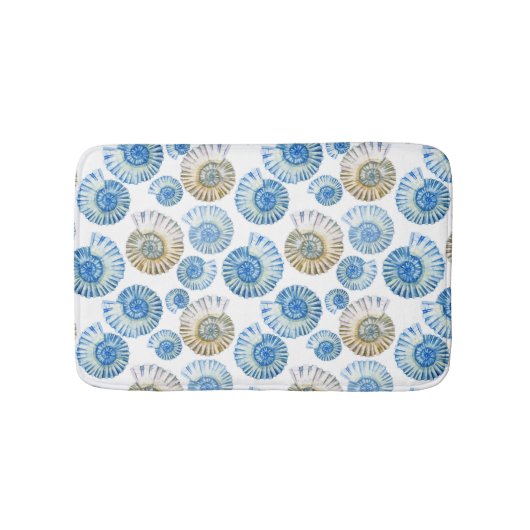 Pastel Seashell Pattern 2 Badmat (Voorkant)