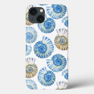 Pastel Seashell Pattern 2 iPhone 13 Hoesje