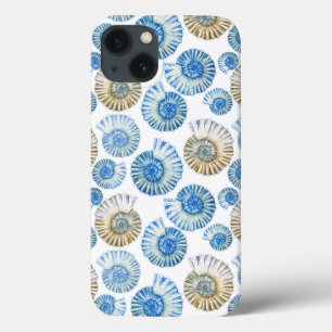 Pastel Seashell Pattern 2 iPhone 13 Hoesje
