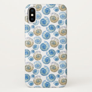 Pastel Seashell Pattern 2 iPhone X Hoesje