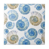 Pastel Seashell Pattern 2 Tegeltje (Voorkant)