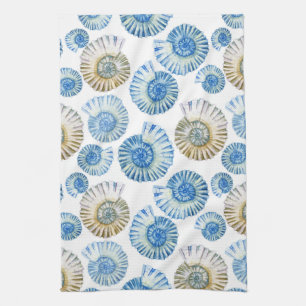Pastel Seashell Pattern 2 Theedoek