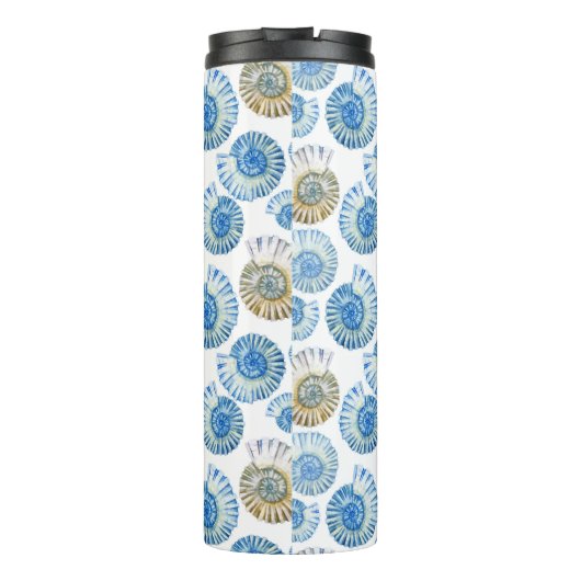 Pastel Seashell Pattern 2 Thermosbeker (Achterkant)