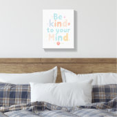 Pastel Self Love Typography Canvas Afdruk (Insitu (Slaapkamer))